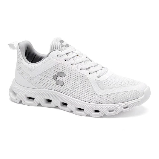 Tenis Charly  para Hombre Blanco / gris – Deportivos, Ligeros y Cómodos