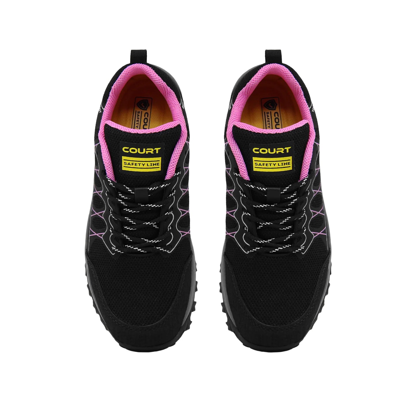 COURT STEEL Calzado de Seguridad Industrial con Casco de Poliamida, Dieléctricos, Certificados - Zapatos de seguridad para mujer