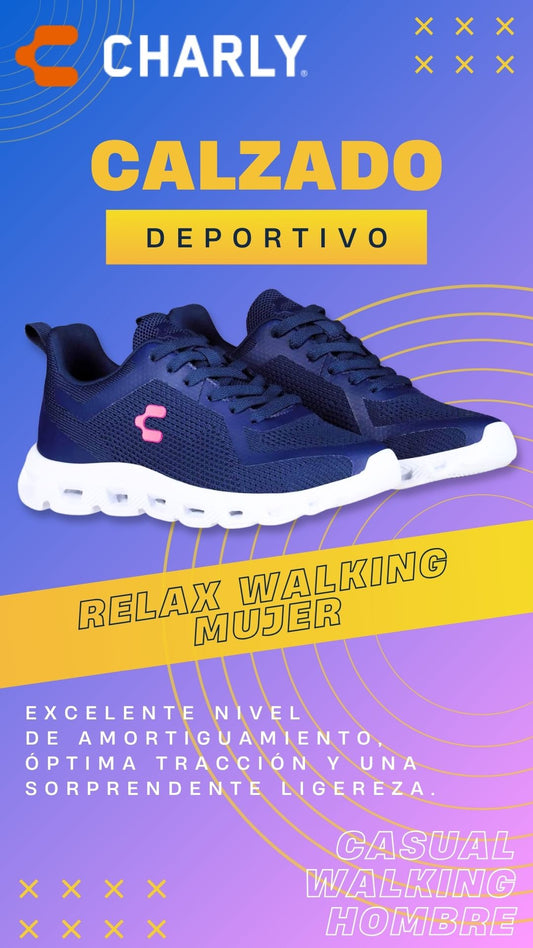 Tenis Charly para Mujer azul marino/fiusha – Deportivos, Ligeros y Cómodos