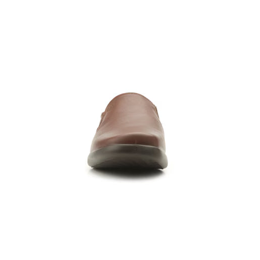 Zapato Casual Flexi para Mujer en Piel Color Moka con Elásticos y Plantilla Removible – Estilo 48301