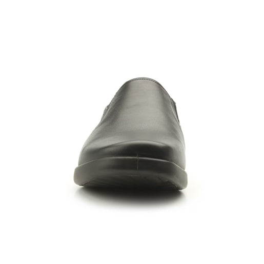 Zapato Casual Flexi para Mujer en Piel Negra con Elásticos y Plantilla Removible – Estilo 48301