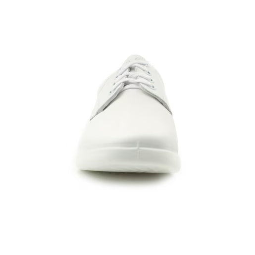 Zapato Clínico Flexi para Mujer en Piel Blanca con Plantilla Removible – Estilo 48304