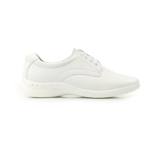 Zapato Clínico Flexi para Mujer en Piel Blanca con Plantilla Removible – Estilo 48304