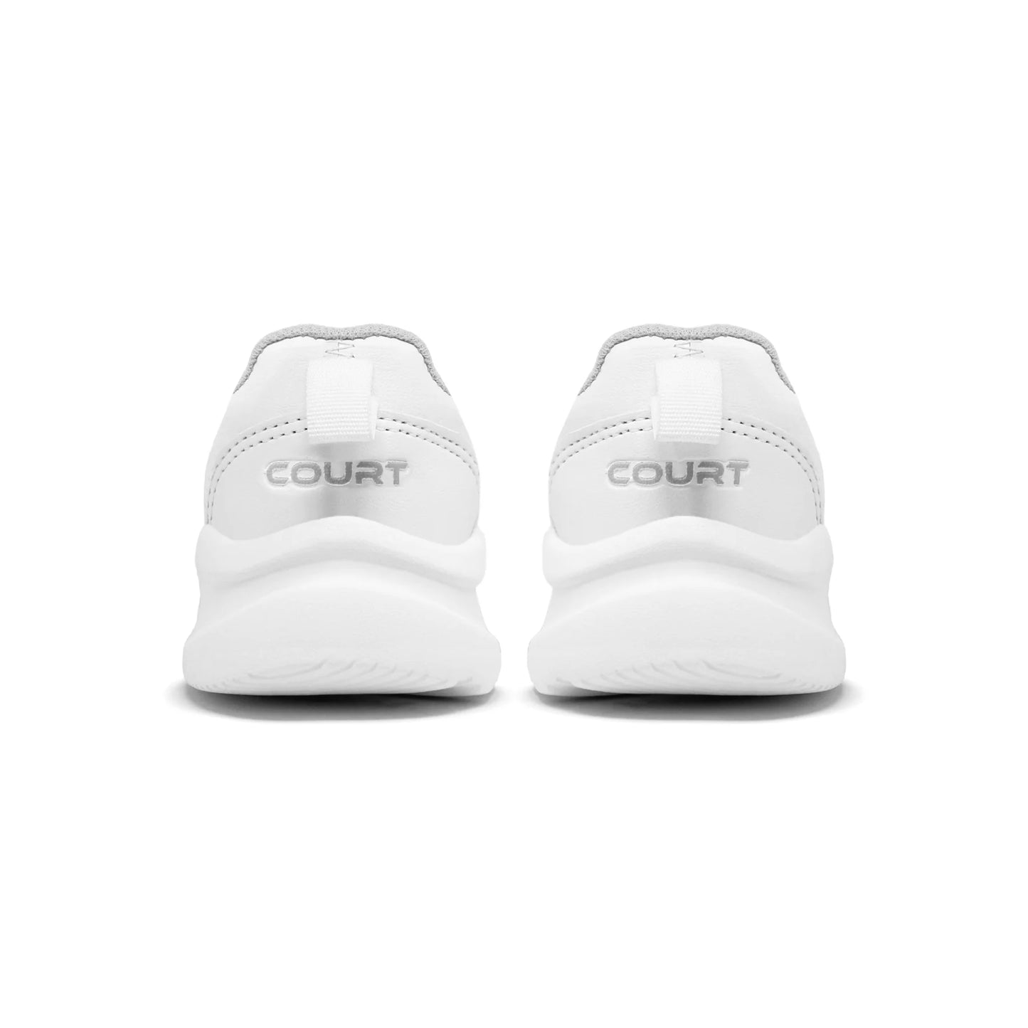 COURT Tenis Escolar para niño de Piel Durable, Cómodos, Ligeros con Velcro