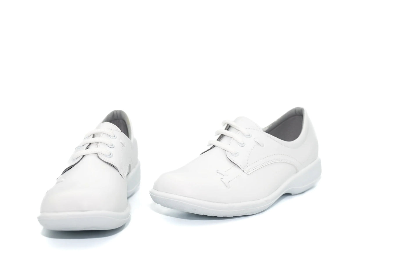 Zapato Clínico para Médicos y Enfermeros | Piel Blanca | Cómodo y Resistente