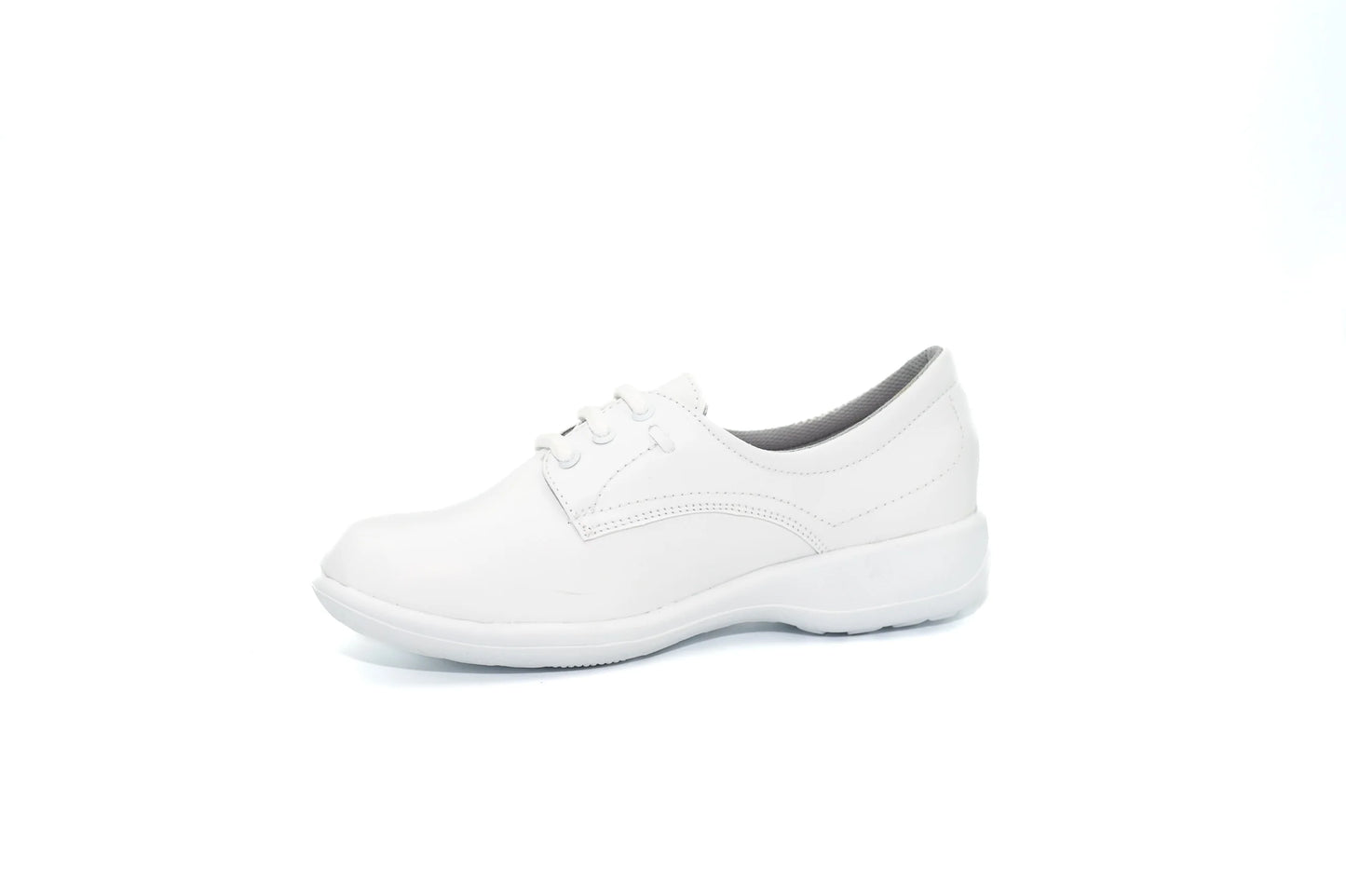 Zapato Clínico para Médicos y Enfermeros | Piel Blanca | Cómodo y Resistente