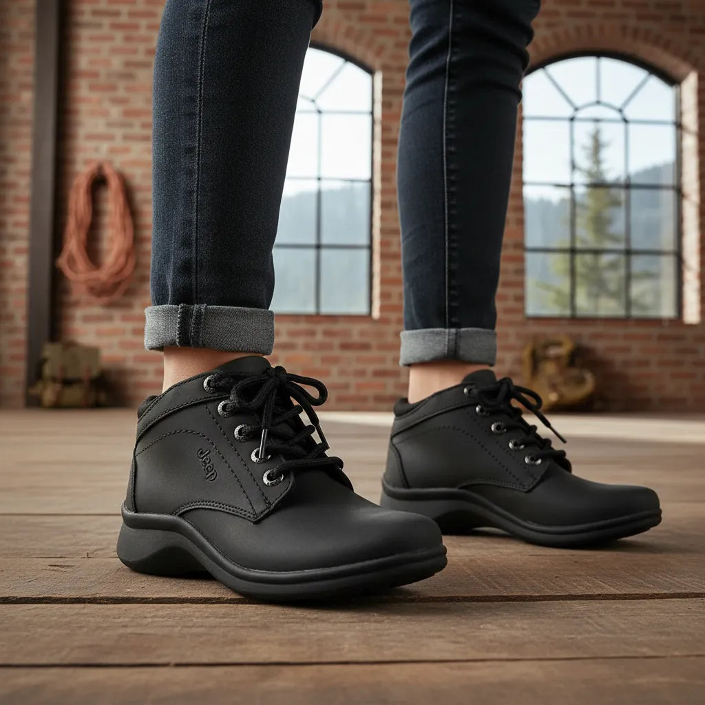 Botas Mujer Jeep 14025 Negro | Estilo Casual Outdoor y Máxima Comodidad