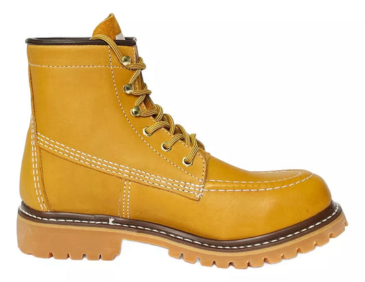 Botas de Trabajo Miel Crucero  – 100% Piel Natural y Suela Antiderrapante