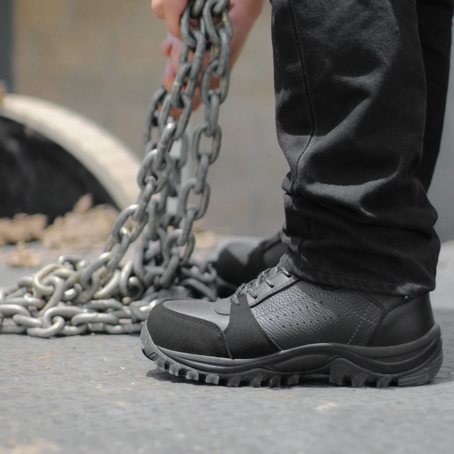 COURT IRON Calzado de Seguridad Industrial con Casco de Poliamida, dieléctricos, ligeros, certificados - Zapatos de seguridad