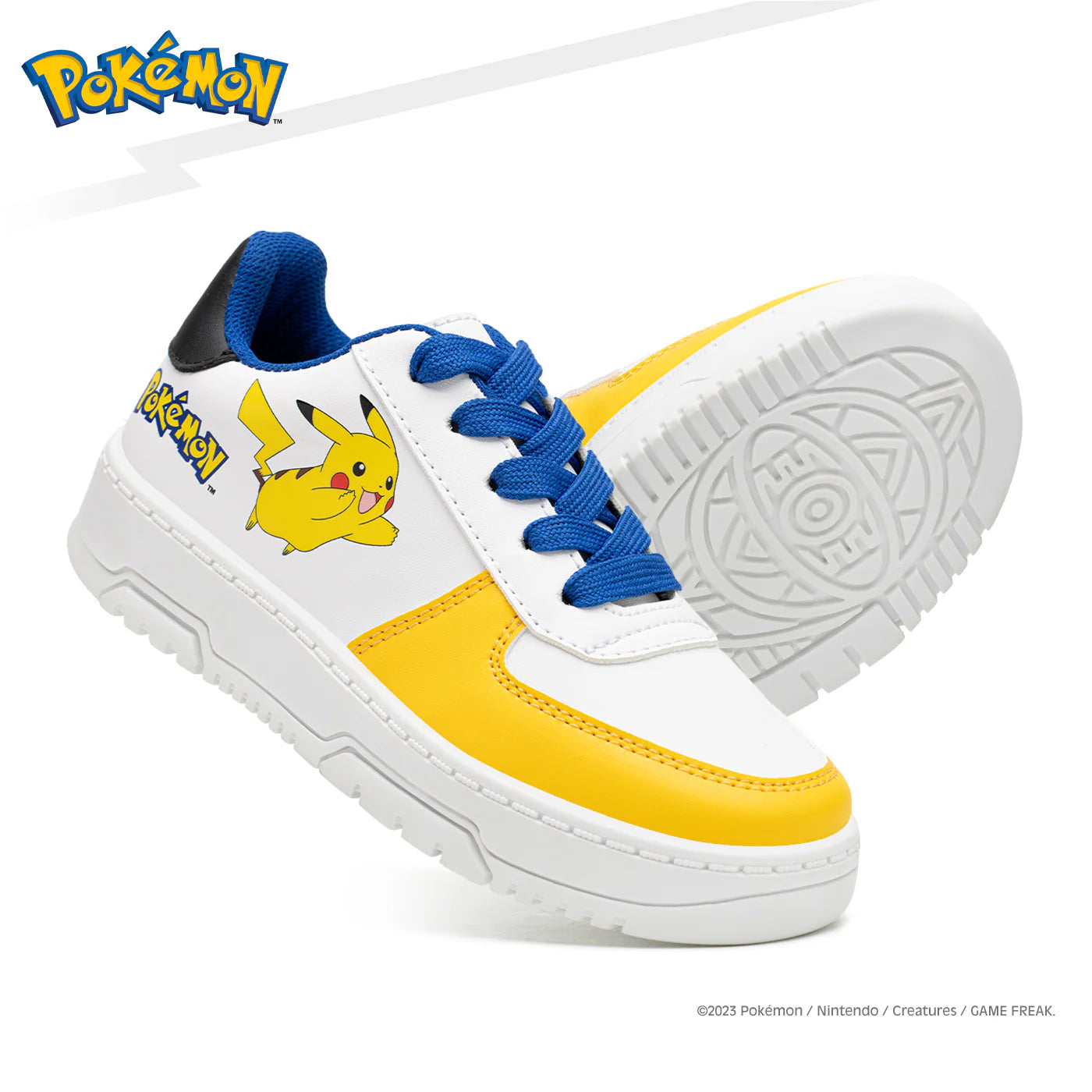 YUYIN TENIS POKÉMON PIKACHU BLANCO PO4011