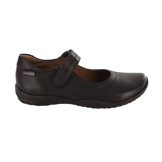 🎀 Zapatos Escolares para Niña 38700 – Piel Café, Velcro y Suela Antiderrapante 👧✨