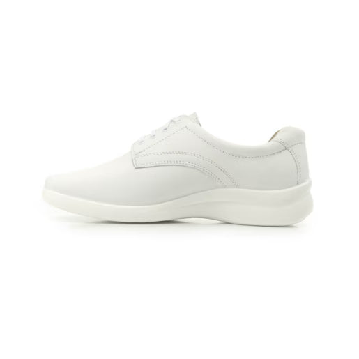 Zapato Clínico Flexi para Mujer en Piel Blanca con Plantilla Removible – Estilo 48304