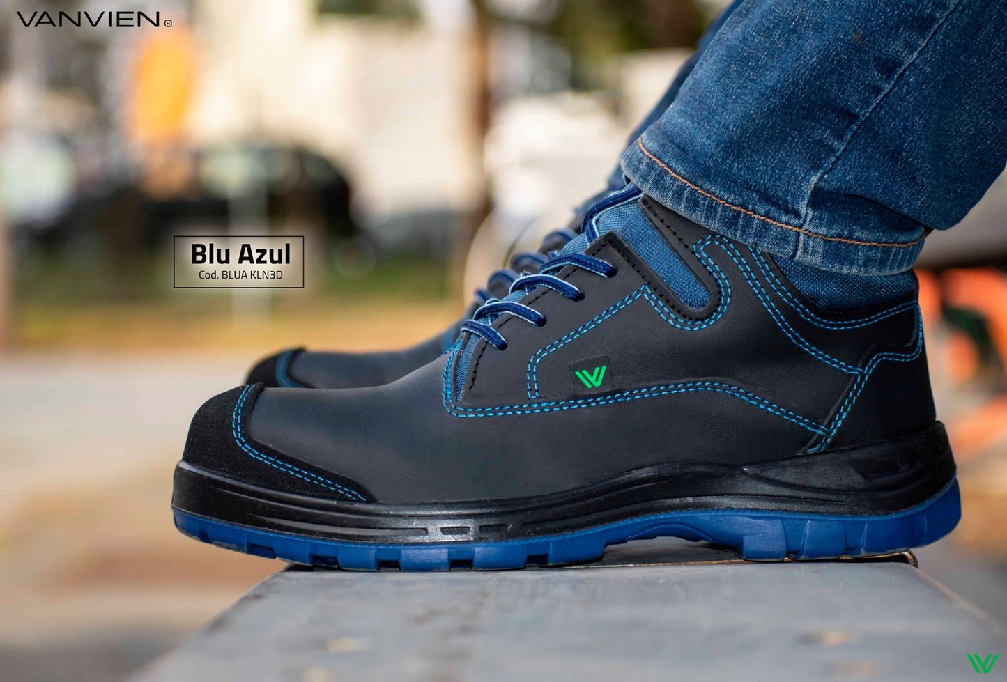 VAN VIEN Bota Intrepid Negro Calzado Industrial Hombre y Mujer