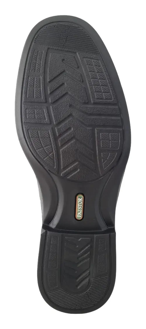 Zapatos de Vestir Hombre Elegantes en Piel Negra | Pazstor 112 Cómodo y Formal