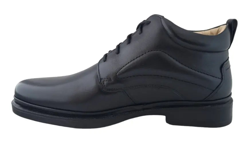 Bota Botín Hombre Elegante de Vestir en Piel Negra | Pazstor 115 Cómodo y Moderno