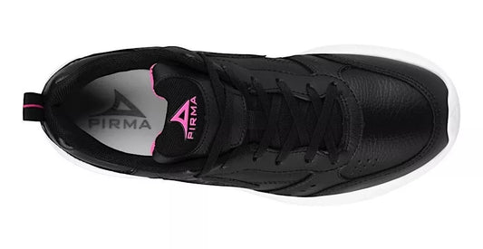 Pirma Tenis Casuales Dama 8507 Piel Negro Fiusha