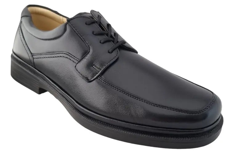 Zapatos de Vestir Hombre Elegantes en Piel Negra | Pazstor 112 Cómodo y Formal