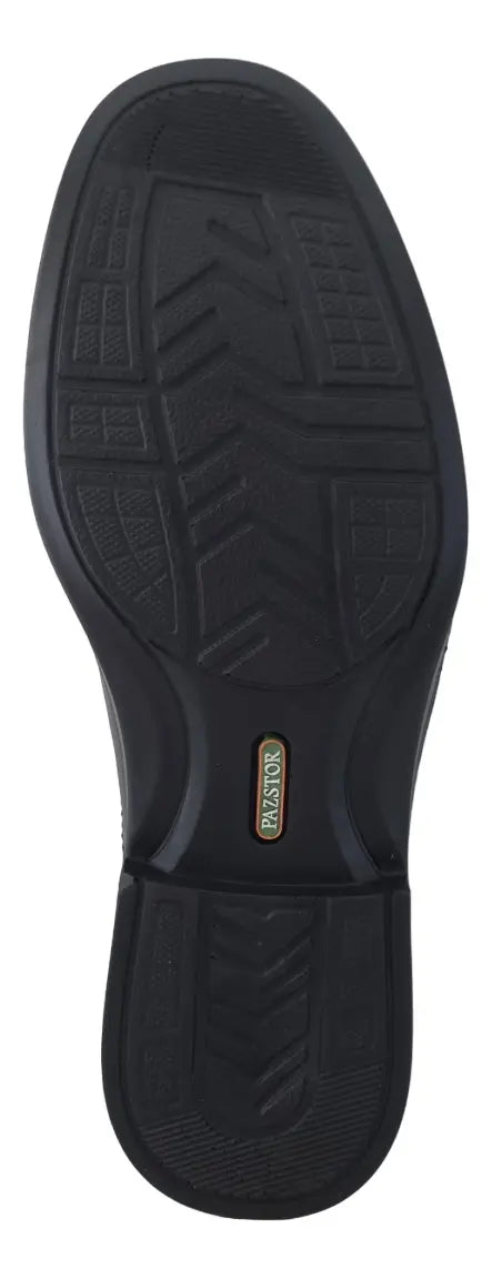 Zapatos de Vestir Hombre Elegantes en Piel Negra | Pazstor 111 Cómodo y Formal