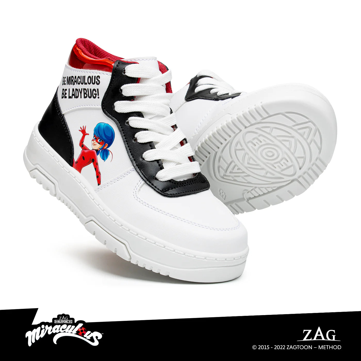 LADY BUG TENIS BOTA  BLANCO LB3100