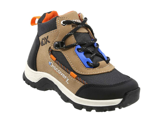Bota Casual Discovery Kids Expedition DI2013 café para Niño  Antiderrapante